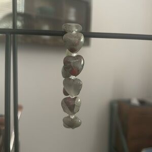 Dragon blood heart bracelet